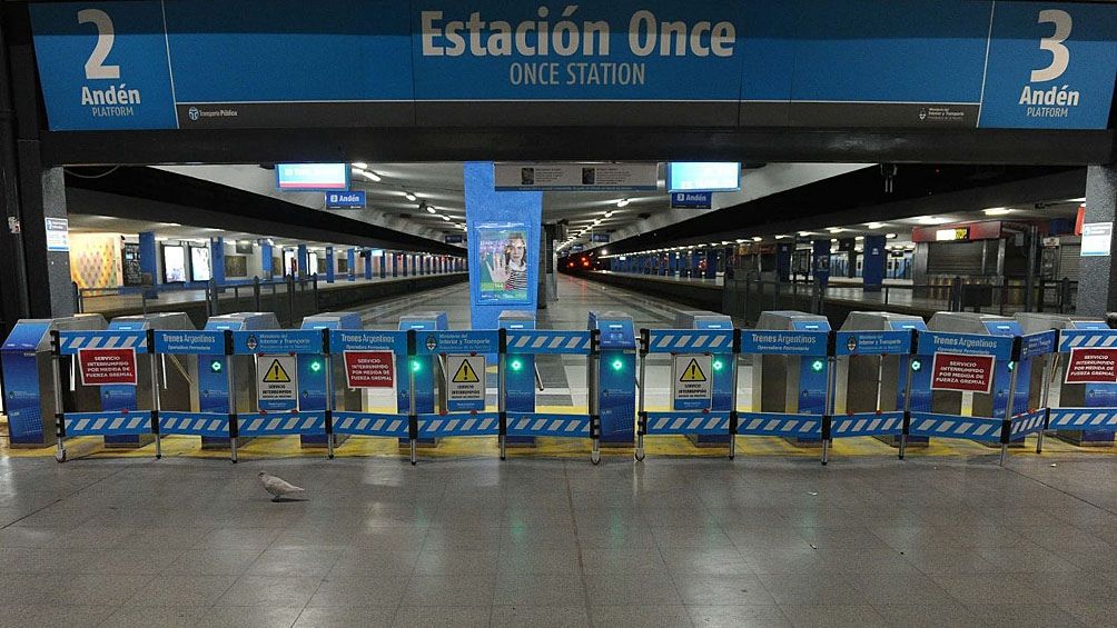 Paro total de trenes este miércoles
