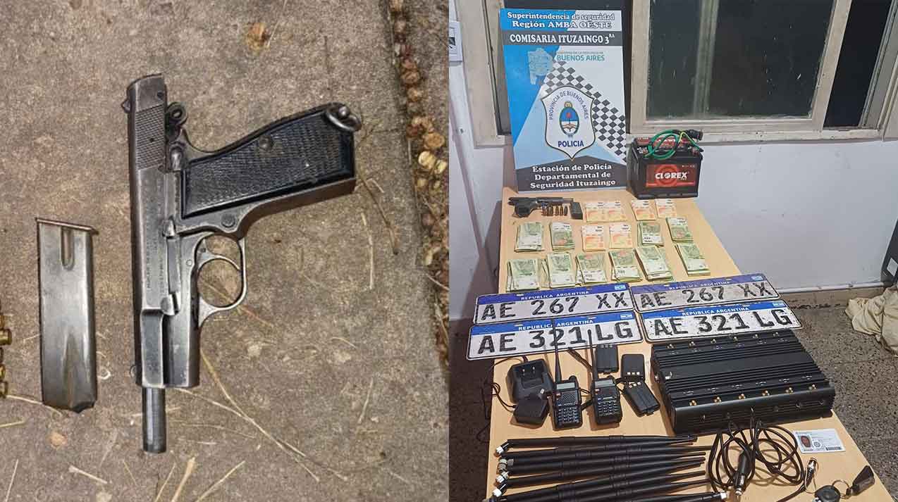 Persecución y detención en Parque Leloir