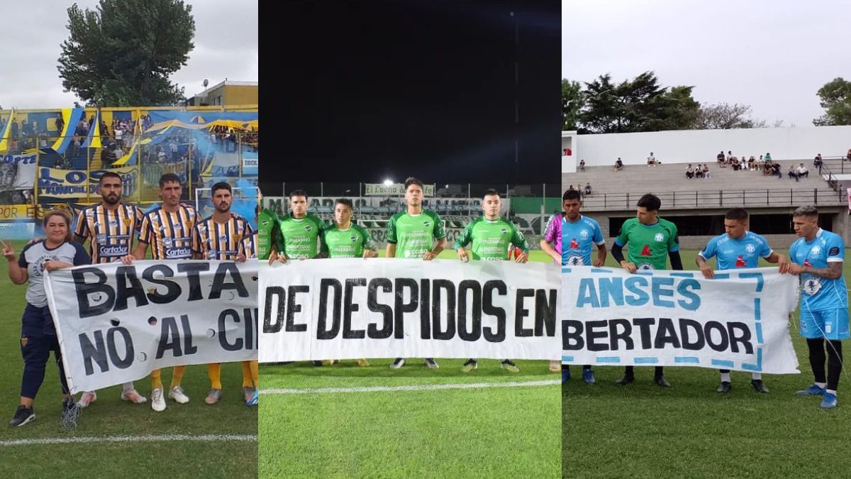 Clubes del ascenso se sumaron al reclamo por los despidos en ANSES