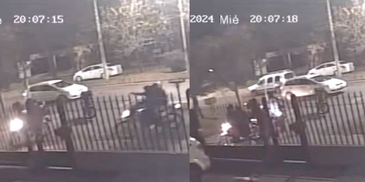 Castelar: le apuntan a una niña de 8 años para robarle la moto al padre