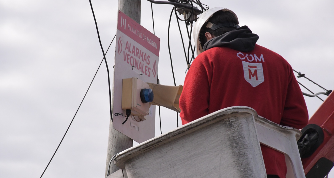 Más alarmas vecinales activas en Morón: ¿Como solicitar una alarma en tu barrio?