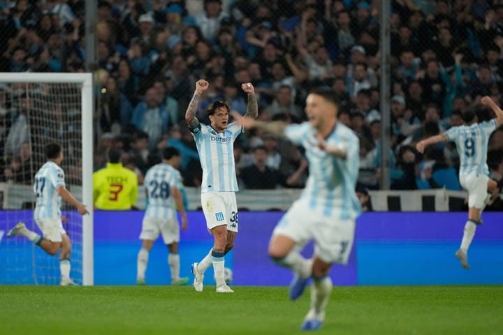Histórica clasificación de Racing en la Copa Libertadores