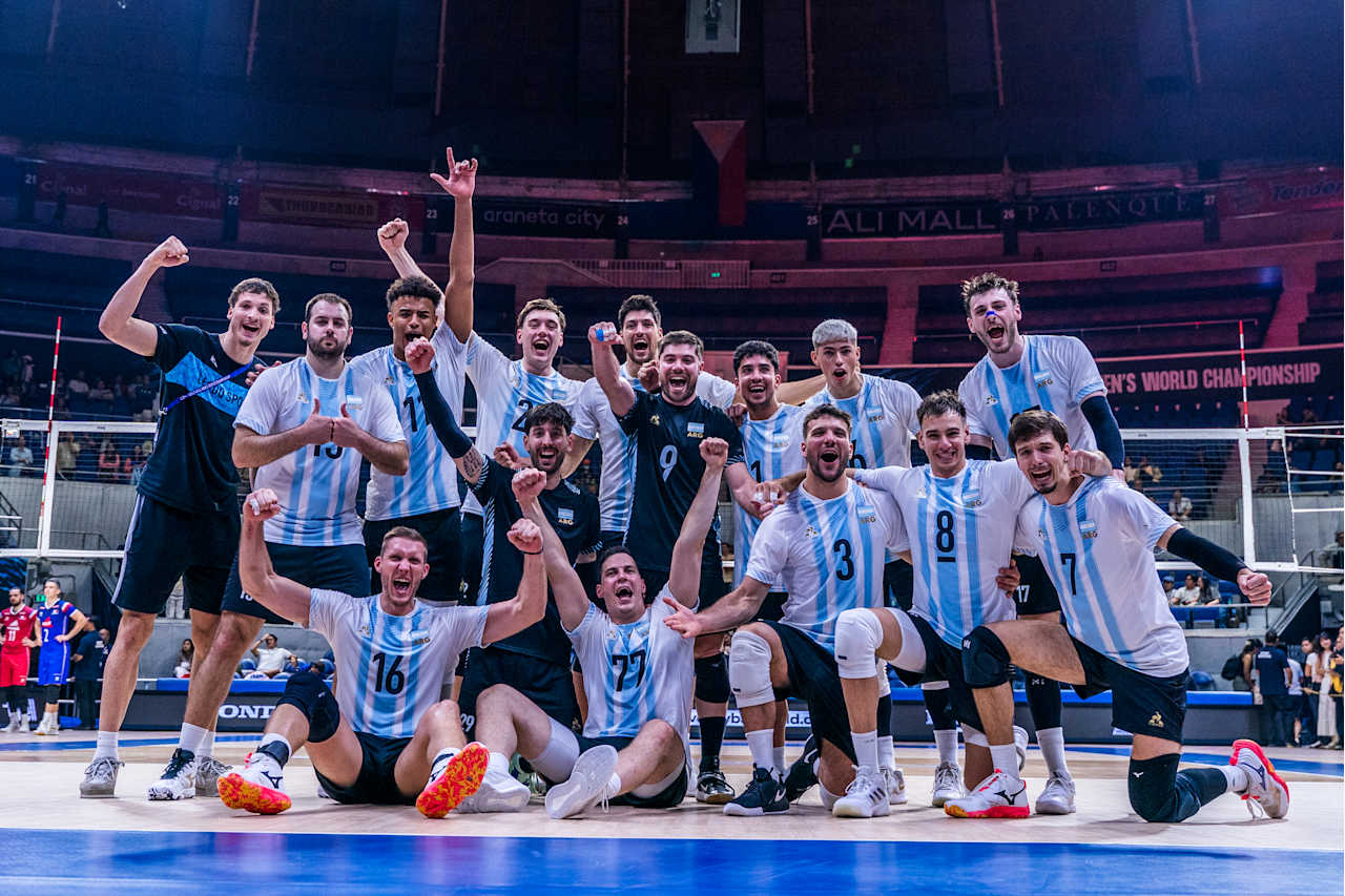 Triunfazo de Argentina en el Mundial de Vóley