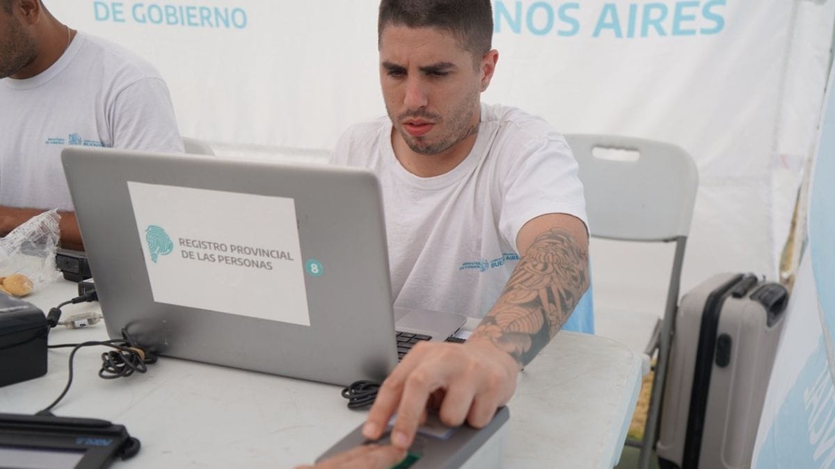 El gobierno bonaerense confeccionó más de 65.000 DNI durante el último mes