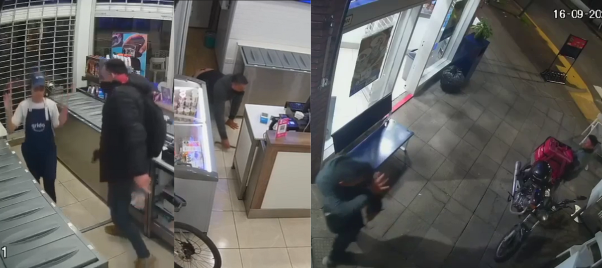 Asaltan la heladería Grido en pleno centro y escapan con medio millón de pesos