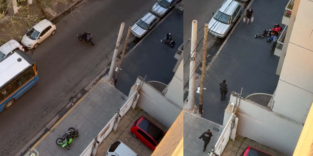 Motochorros armados intentaron robar en Morón y huyeron tras enfrentarse a la policía