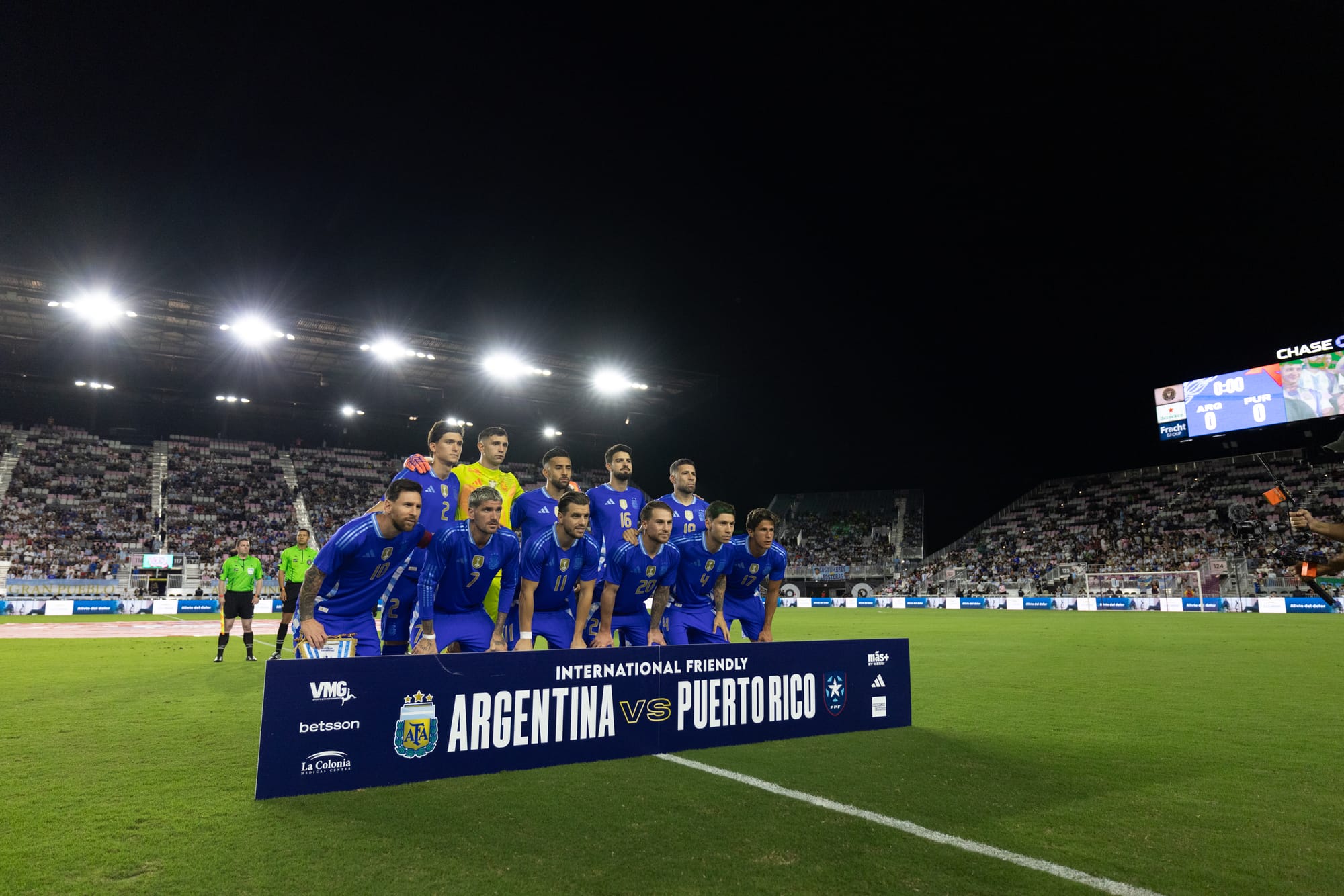 Argentina cerró la gira en Miami con una goleada