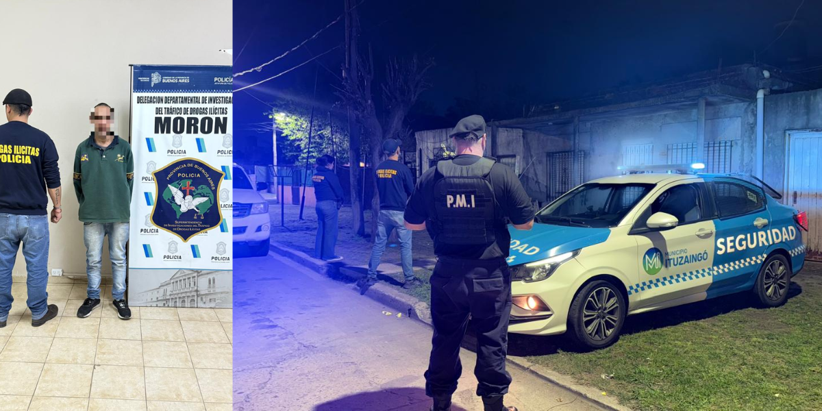 Denuncia anónima y allanamiento: un detenido por venta de drogas en Ituzaingó