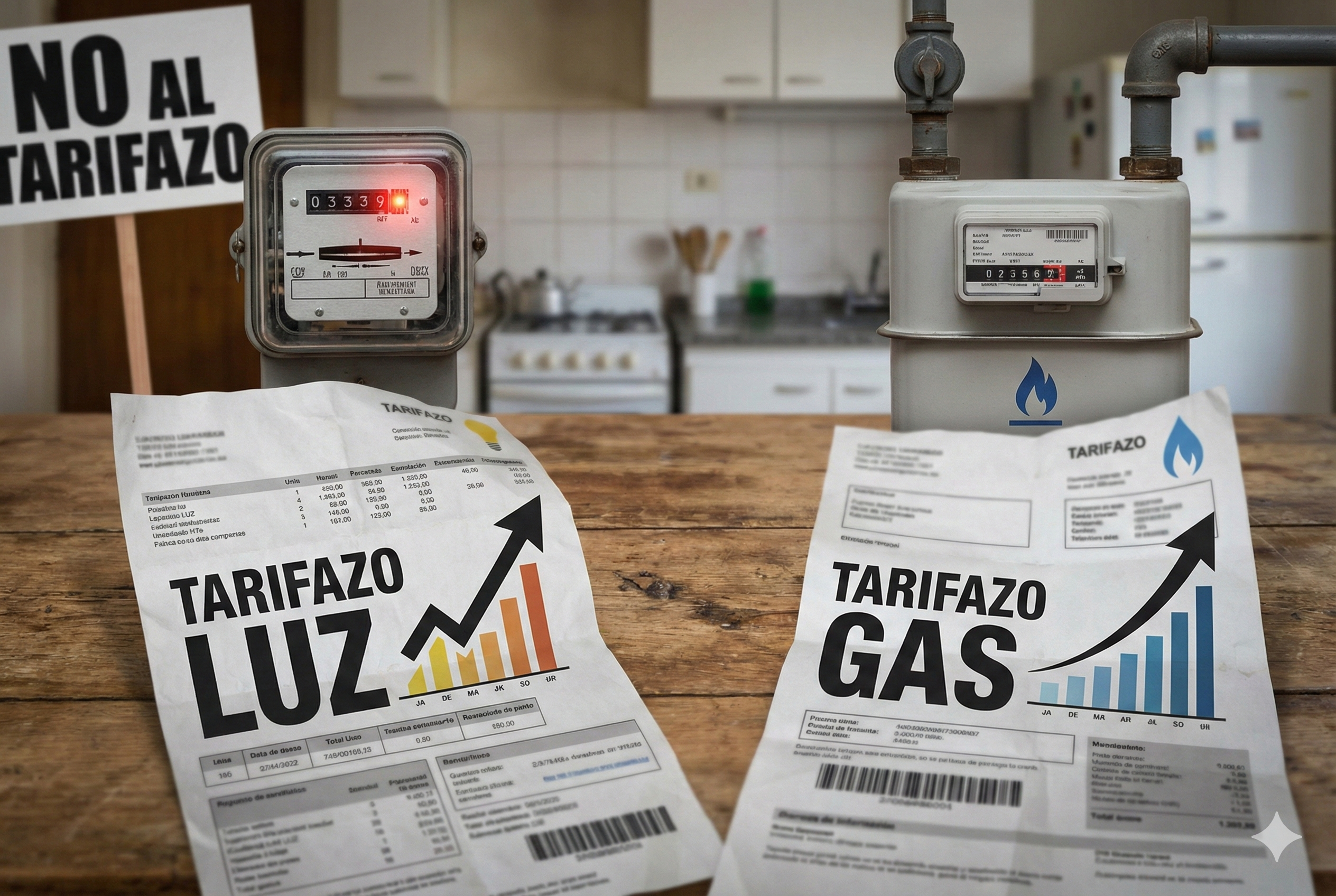 Tarifazo de luz y gas a partir de Enero: 7 millones de familias perderán los subsidios