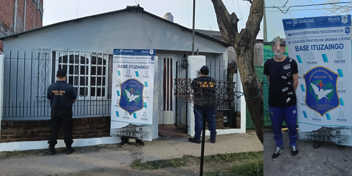 Ituzaingó: cayó "Charly", acusado de vender droga en San Alberto