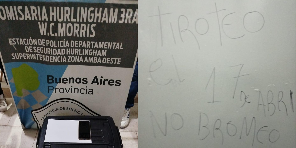 Hurlingham: allanan a un menor de 12 años tras amenazas de tiroteos escolares