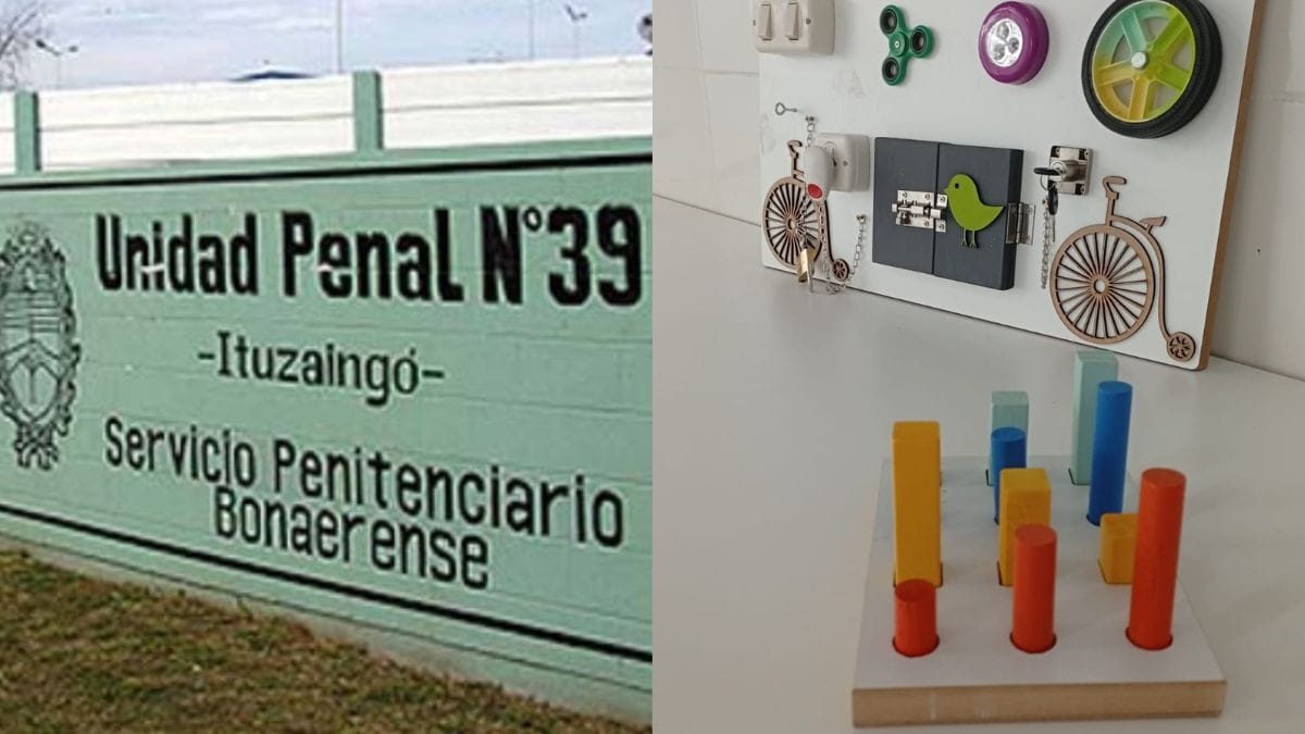 Internos de la cárcel de Ituzaingó confeccionan juguetes para niños con autismo
