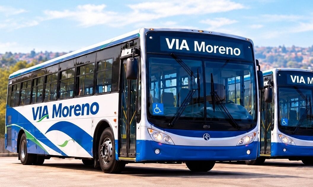 Moreno creó una empresa estatal de colectivos: "Vía Moreno"