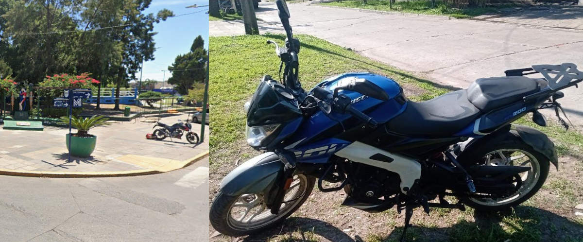 Robo de moto en pleno centro de Ituzaingó