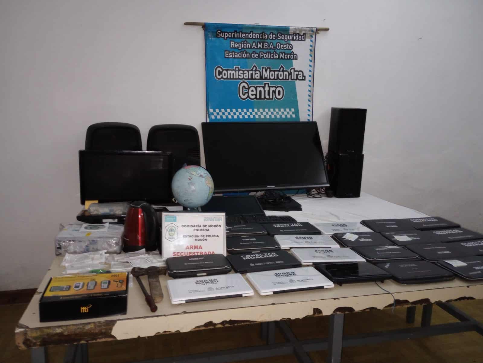 Entraron a robar a Colegio Dorrego de Morón: tres detenidos