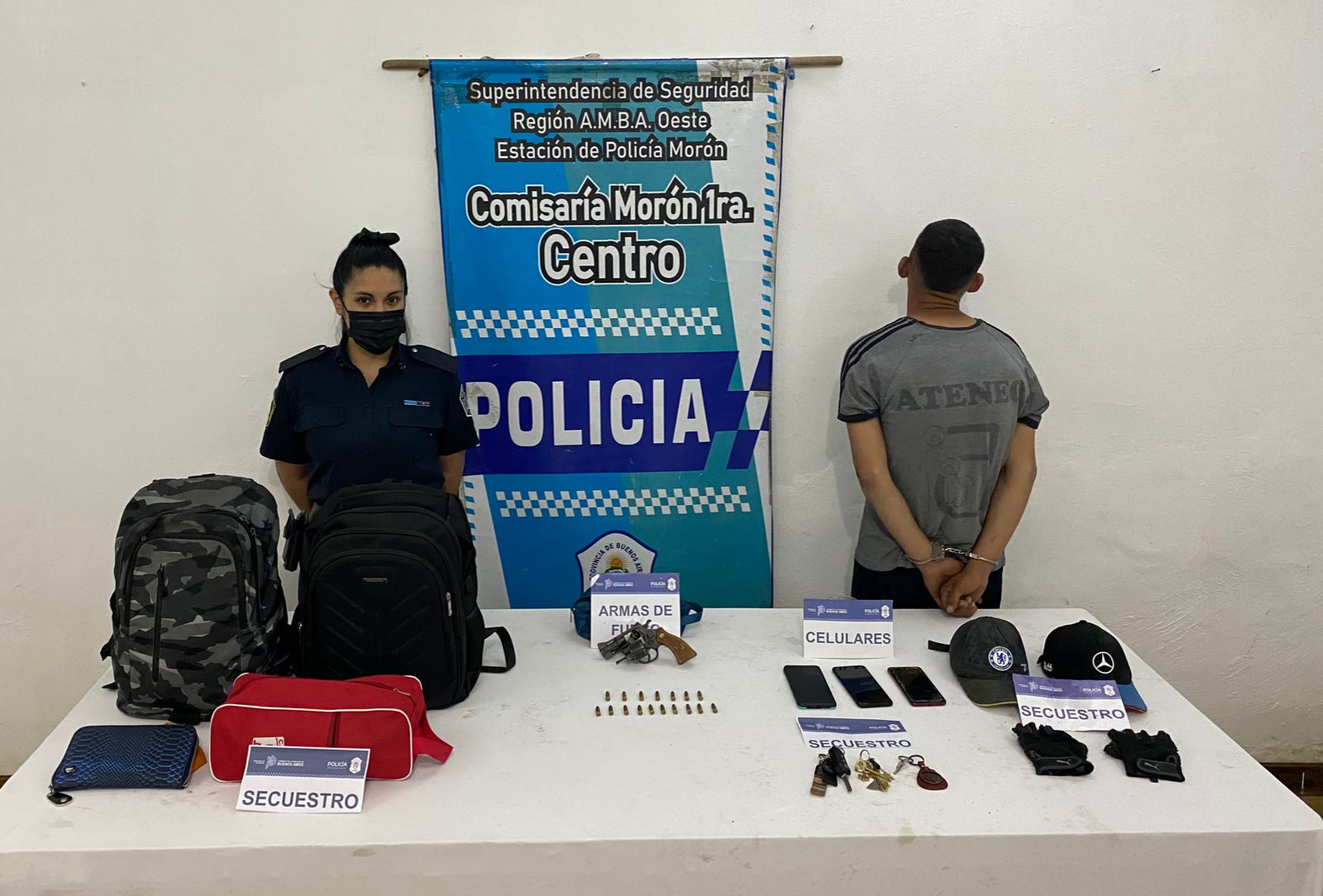 Un detenido con pedido de captura por robar un auto y a transeúntes en Morón