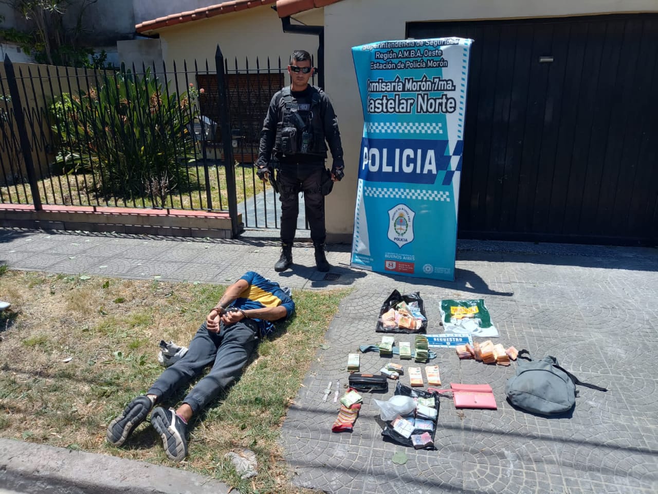 Castelar: detienen a un delincuente que golpeó y le robó a una jubilada