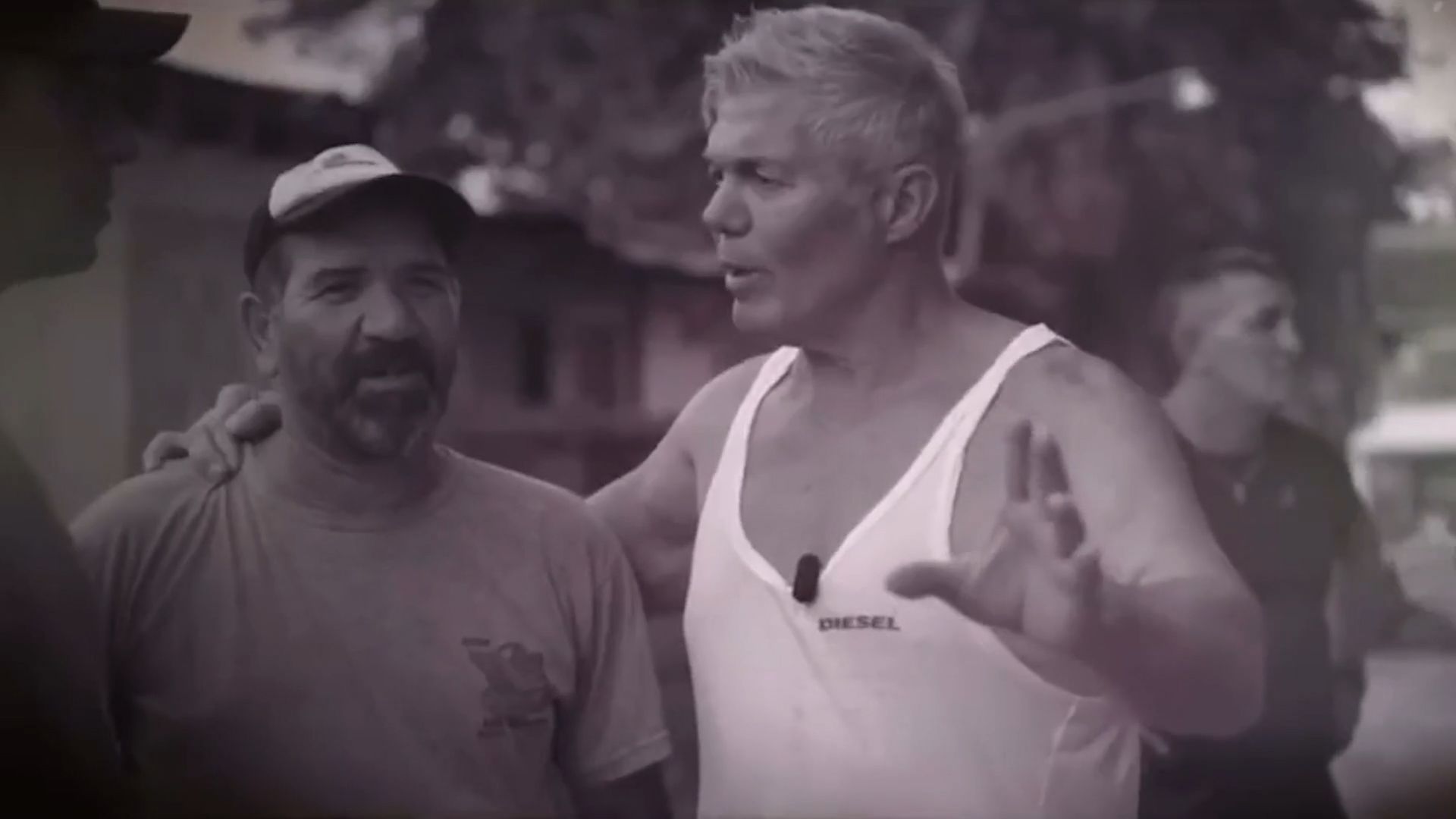 Burlando hace publicidad para su campaña junto al asesino de José Luis Cabezas