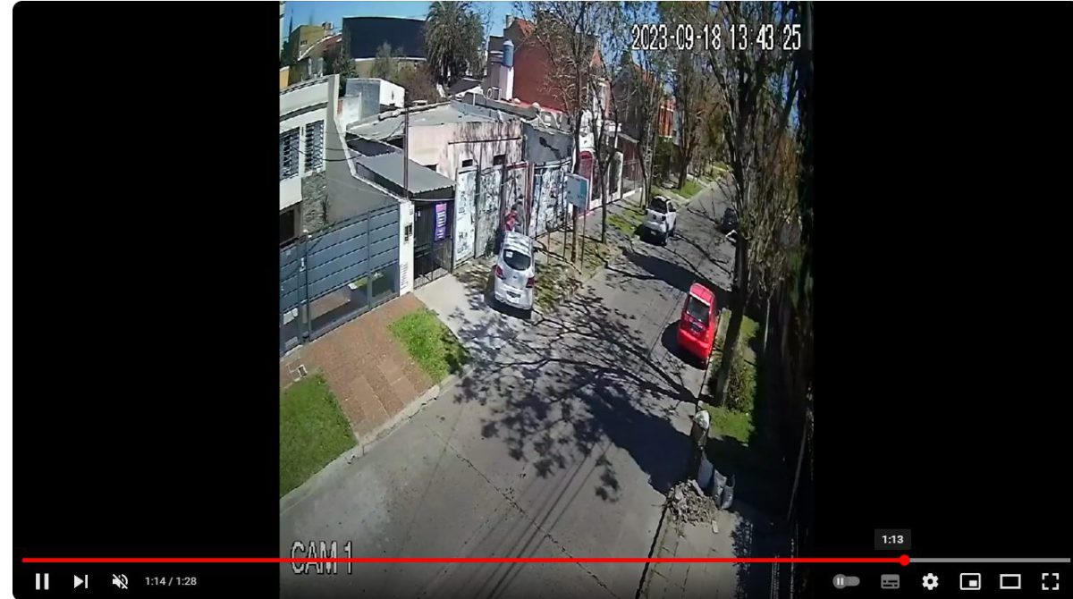 Intento fustrado de robo a una joven en Ituzaingó Centro, buscan al delincuente