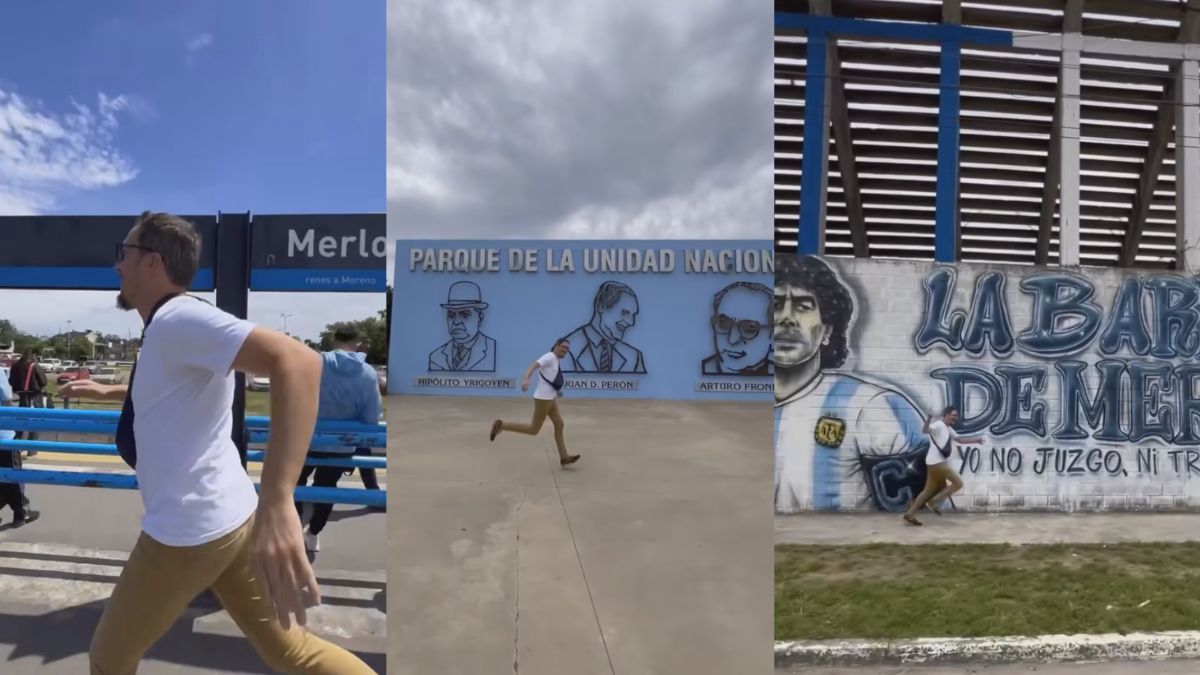 Merlo: Leandro Igounet recorrió la ciudad en la previa de su show