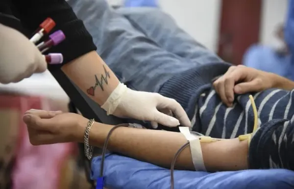 Jornada de donación de sangre en Villa Udaondo