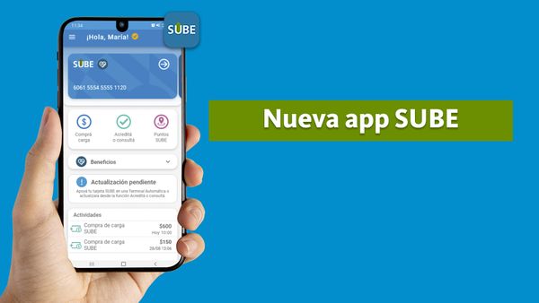 SUBE: habilitan el registro de la tarjeta en internet