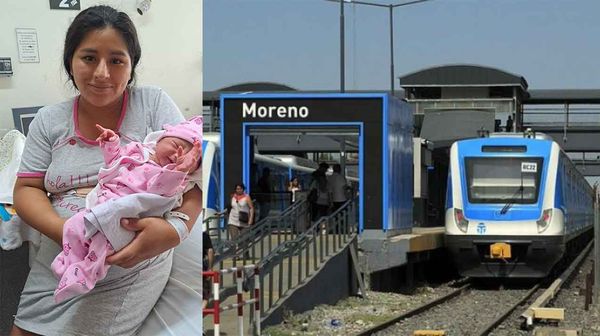 Una beba nació en la estación Moreno del Sarmiento