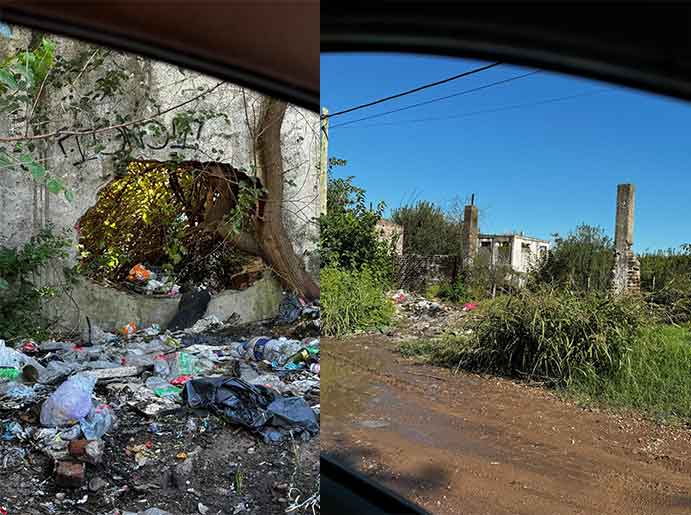 Merlo: buscan en un frigorífico abandonado a una mujer