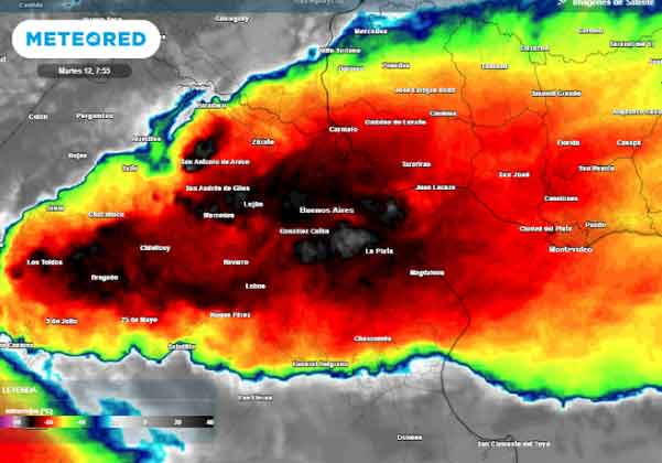 Alerta al mediodía por más lluvias intensas