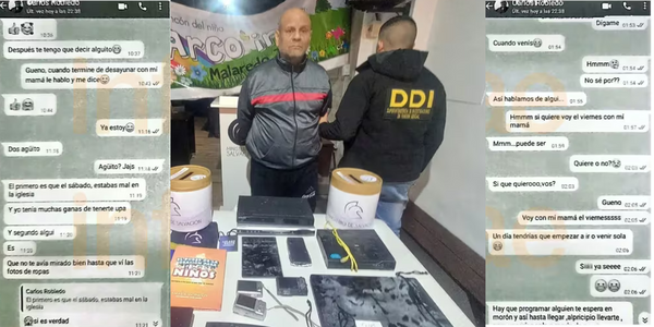 Los chats de WhatsApp que prueban el abuso del pastor de Villa Tesei
