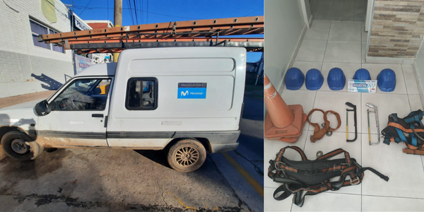 Castelar: robando cables dejaron a más de 500 usuarios sin internet y fueron detenidos