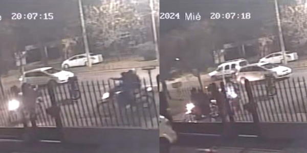 Castelar: le apuntan a una niña de 8 años para robarle la moto al padre