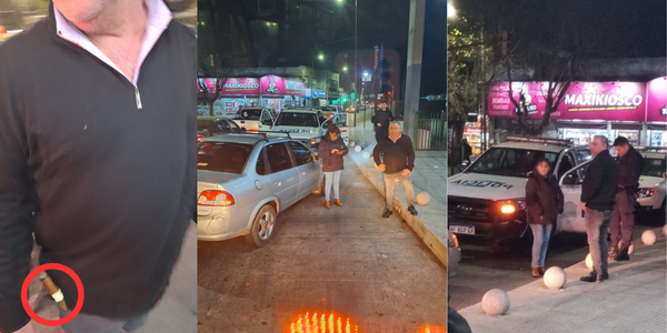Locura en Ituzaingó: amenazó a colectivero con cuchillo