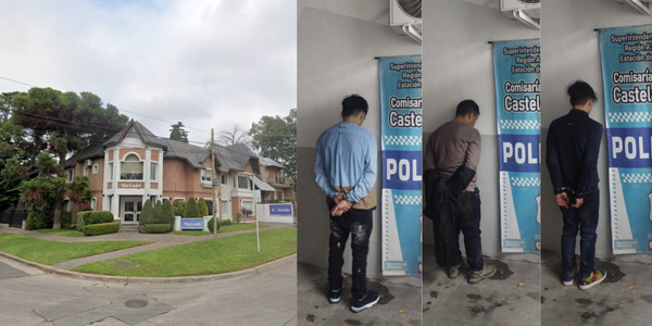 Castelar: tres detenidos tras el robo a una famosa inmobiliaria