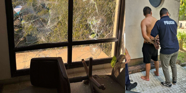 Incendio intencional en los tribunales de Morón: importantes daños y un detenido