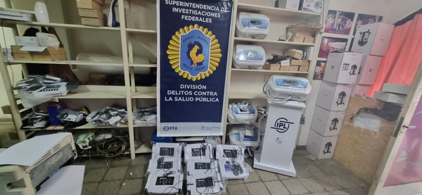 Allanamientos en Ituzaingó Centro: vendían aparatos estéticos defectuosos