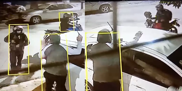 Ituzaingó: Motochorros lo asaltaron y todo quedó filmado