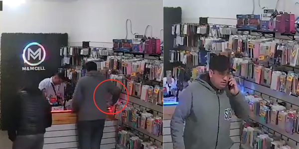 Entró como cliente, salió como ladrón: sigiloso robo de celulares en Ituzaingó