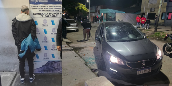 Robo, persecución, tiroteo y piedrazos: un detenido en El Palomar