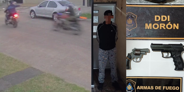 Banda detenida por balear a un motociclista en Morón