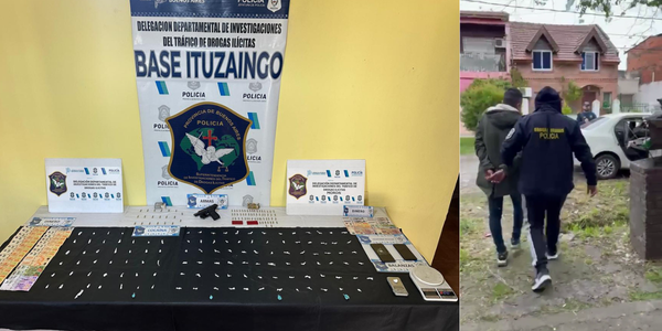 Cuatro allanamientos por venta de drogas en Ituzaingó: tres detenidos