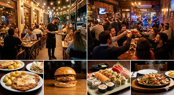 El "Top 10" del centro de Ituzaingó: Los 5 bares y 5 restaurantes mejor calificados por los vecinos en Google