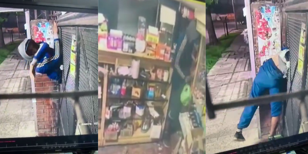 Ladrón "contorsionista": entró por la ventanita de la reja para robar un kiosco
