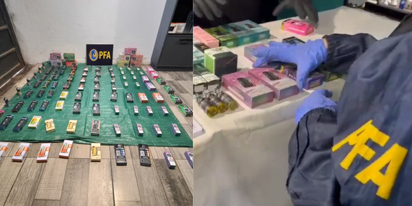 Allanamientos en Ituzaingó y Castelar: desarticulan banda que vendía vapes con droga