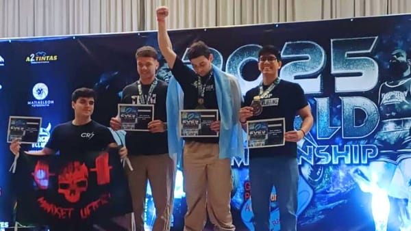 Un joven de Ituzaingó se consagró campeón mundial de Powerlifting