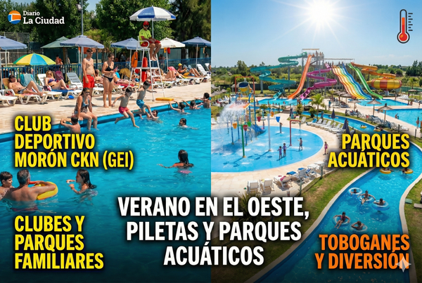 Verano en el Oeste: 8 opciones de piletas, playas y parques con precios y puntaje