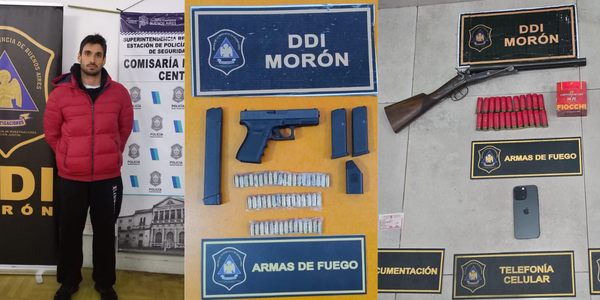 Golpe a la banda de "Caranchos": cayó el socio del líder y hallaron un arsenal en Ituzaingó