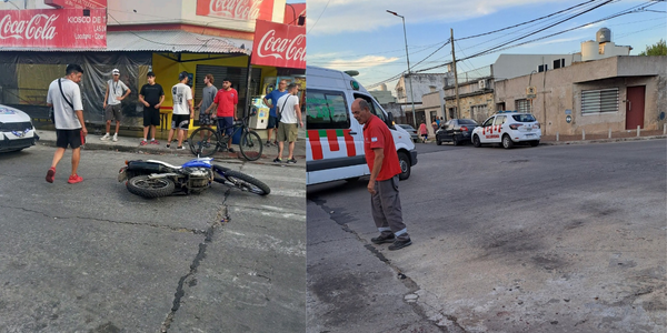 Balearon a dos policías de la Ciudad para robarles la moto en Morón