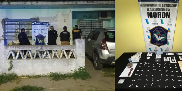 Desbaratan un kiosco de droga en Ituzaingó: hacían delivery de cocaína