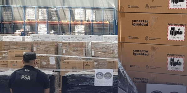 Robo en BGH: un empleado de la empresa se llevaba las netbooks de "Conectar Igualdad" a su casa de Hurlingham